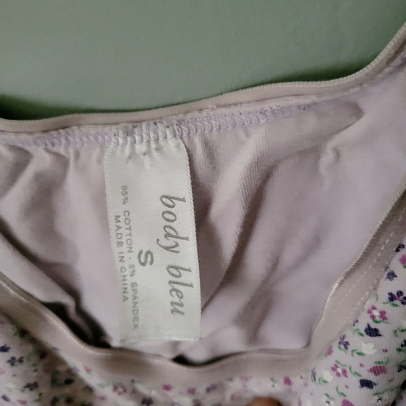 Body Bleu Pink Floral Camisole Cami Tank, size Small - Picture 5 of 5